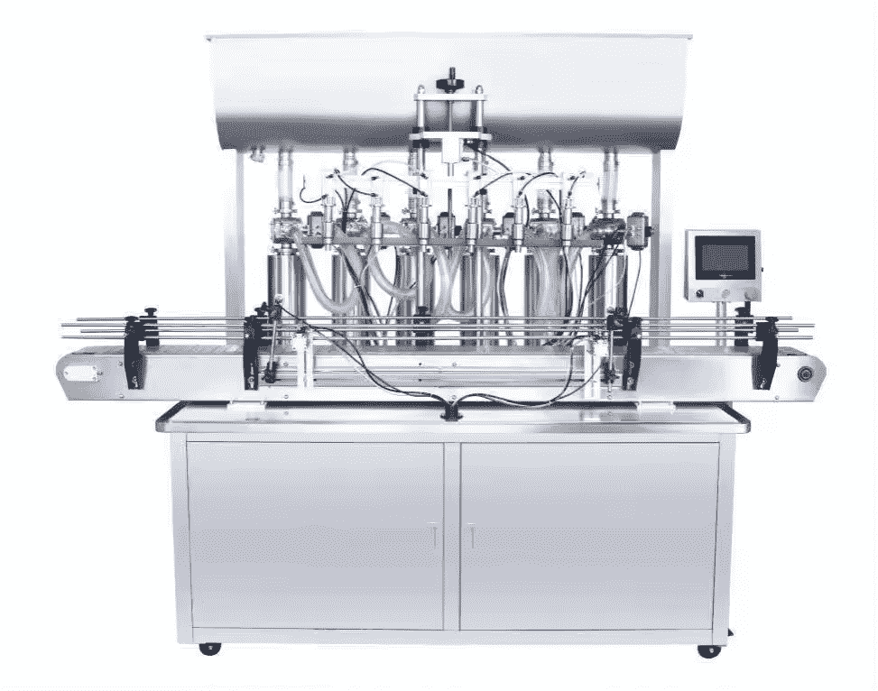 overflow liquid filling machine