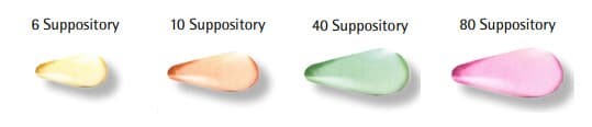 suppository softgel sizes