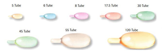 Tube Shaped Softgel Size