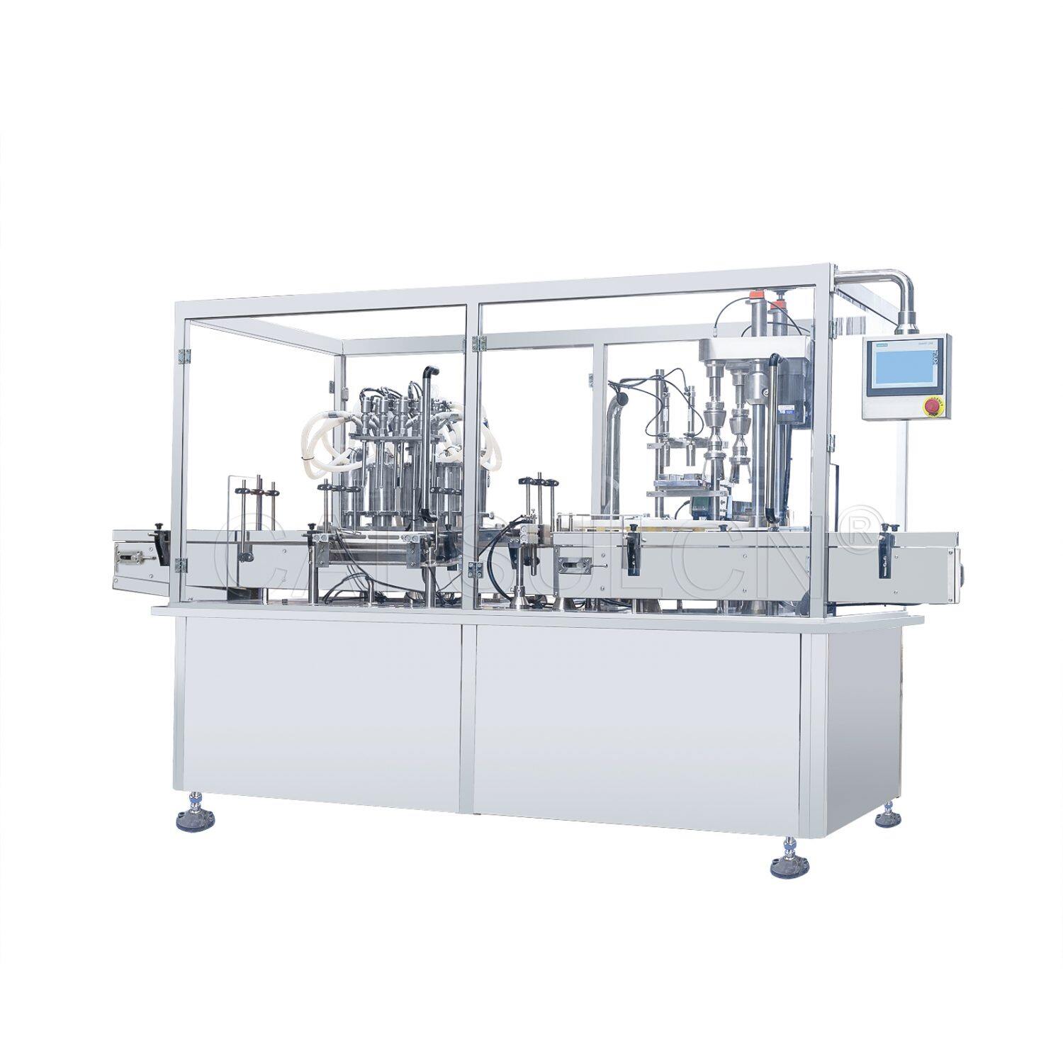 Liquid bottle filling equipment