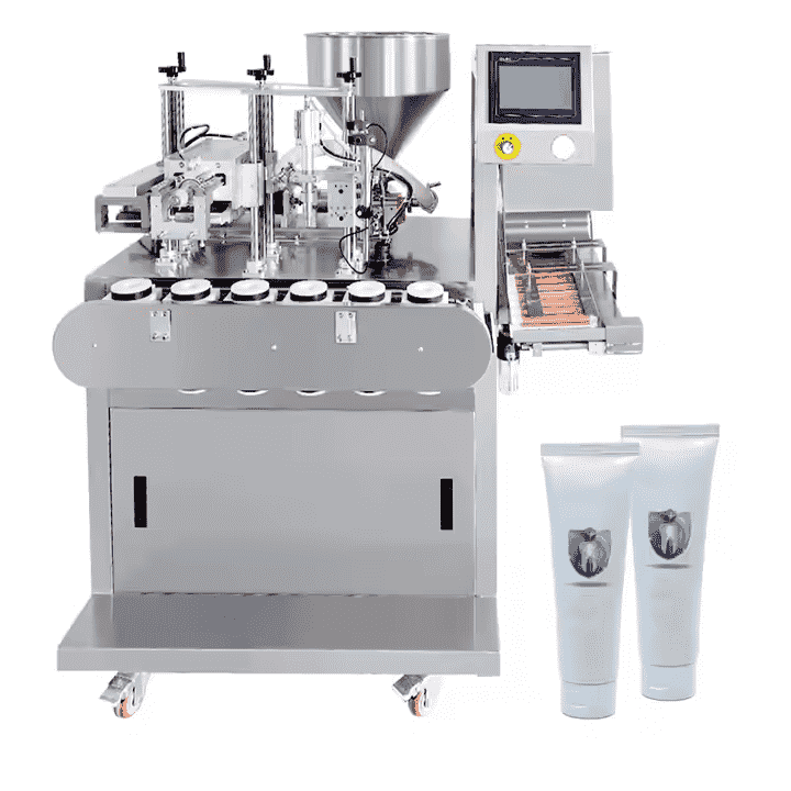 Automatic cream tube filling machine