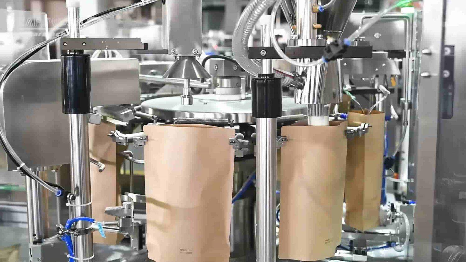 rotary pouch packing